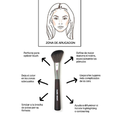 Brocha Pincel Contorno Angular Polvo Contouring Maquillaje - comprar online