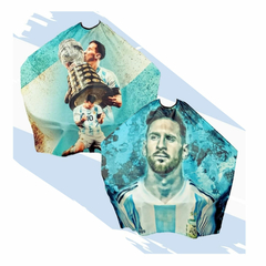 Capa Corte Seleccion Argentina Messi Peluqueria Barberia