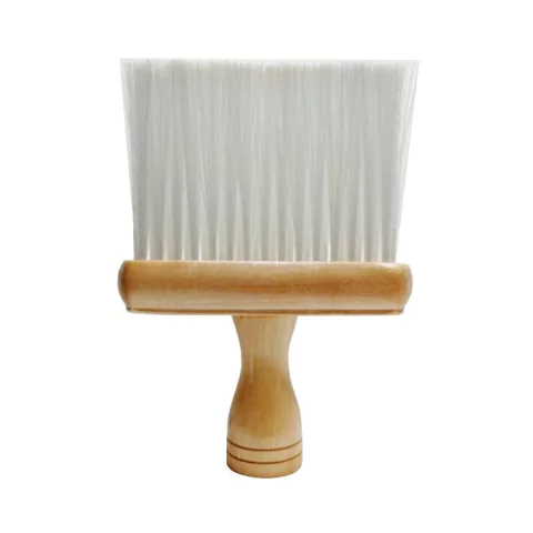 Cepillo Quitapelo Retro Mango De Madera Peluquería Barbería