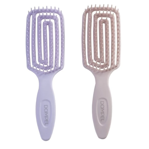 cepillo de pelo anti frizz rectangular color surtido Dompel - comprar online