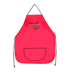 Delantal Estampado Extension Pestañas Rojo Silver