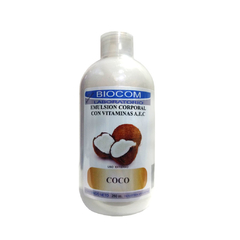Emulsion Corporal Aceite Coco + Vit A-E-C x 250gr Biocom