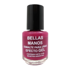 Esmalte Gel Sin Cabina Frambuesa N°125 X 14ml Bellas Manos