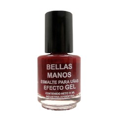 Esmalte Gel Sin Cabina Bordo N°130 x 14 ml - Bellas Manos