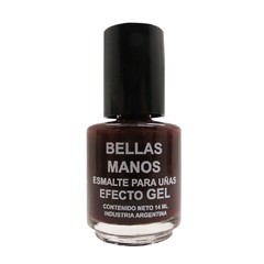 Esmalte Gel Sin Cabina Bordo Oscuro N°140 x 14 ml - Bellas Manos