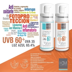 Protector Solar Emulsion Toque Seco SPF 60+ Tono Blanco Hdm - comprar online