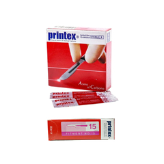 Hojas de Bisturi N° 15 Printex x 100 unidades