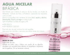 Agua Micelar Bifasica Desmaquillante Waterproof 195ml Idraet - comprar online