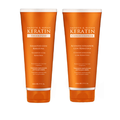 Kit Keratina Shampoo y Acondicionador x 230ml Fidelite