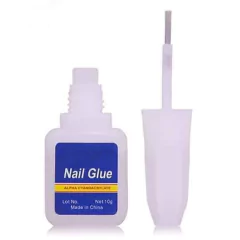 Pegamento Nail Glue Uñas Tips Deco Strass Con Pincel X10gr