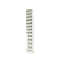 Peine Corte Flattop Cabeza Plana Profesional Blanco Barberia