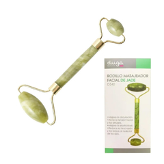 Roller Jade Masajeador Facial Cuello Rodillo Piedra Duga