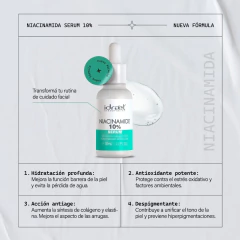 Serum Niacinamida 10% todo tipo piel x 30gr Idraet - comprar online