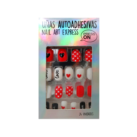 Uñas Press On Autoadhesivas Love Thelma&Louise