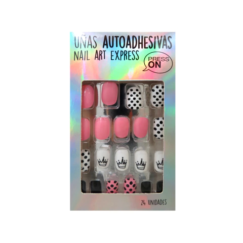 Uñas Press On Autoadhesivas Lunares Queen Thelma&Louise