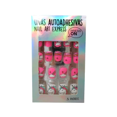 Uñas Press On Autoadhesivas Unicornio Thelma&Louise