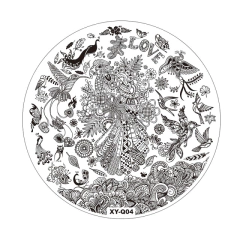 PLACA PLASTICA DE STAMPING REDONDA GRANDE - comprar online