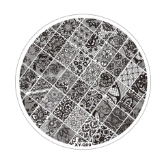 PLACA PLASTICA DE STAMPING REDONDA GRANDE en internet