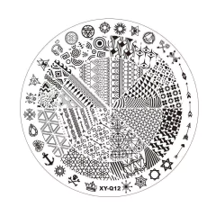 Imagen de PLACA PLASTICA DE STAMPING REDONDA GRANDE