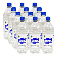 Alcohol etilico 70 vol (70-30) Sanicol KIT X 12 LITROS - comprar online