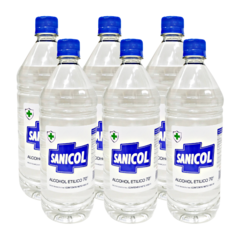 Alcohol etilico 70 vol (70-30) Sanicol KIT X 6 LITROS - comprar online