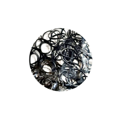 Banditas mini NEGRAS en tubo - comprar online