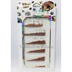 Caviar cobre 6 tamaños - Nail Art