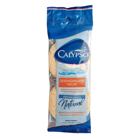 Cisnes esponjas desmaquillantes Calypso x 2 unid - ORIGEN FRANCIA 801