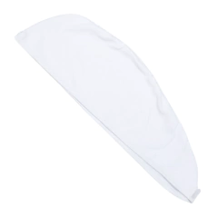 Cofia turbante capucha toalla microfibra blanca - MA152