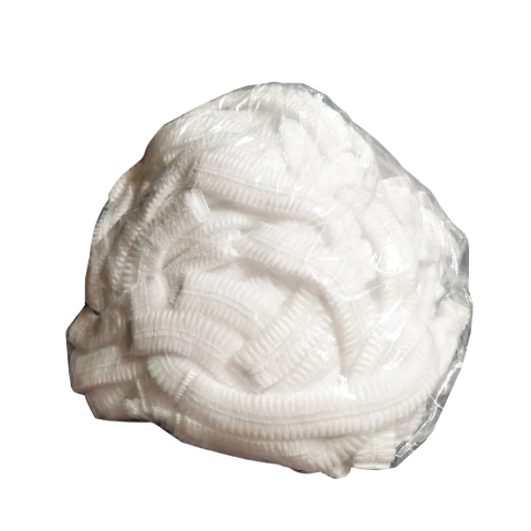 Cofias plisadas x 100 unid gorros friselina descartables con elastico - comprar online