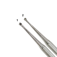 Cureta Redonda Metalica Instrumental Podologia Y Pedicuria - comprar online