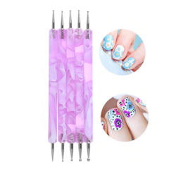 Dotting plastico punzon con doble punta metalica Kit x 5 unid - comprar online