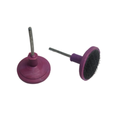 Eje plastico con abrojo para torno 2 mm x unid