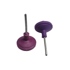 Eje plastico con abrojo para torno 2 mm x unid - comprar online