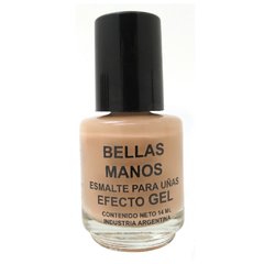Esmalte Nuez beige nude Nº 117 Bellas manos efecto gel sin cabina x 14 ml
