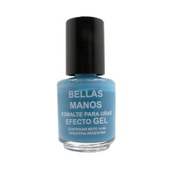Esmalte Celeste Nº 155 Bellas manos efecto gel sin cabina x 14 ml