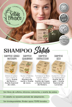 SHAMPOO SOLIDO CABELLO SECO DAÑADO X 60 GR SENTIDA BOTANICA en internet