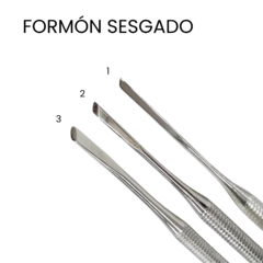 Formon metalico para podologia x unid - Distribuidora Melange
