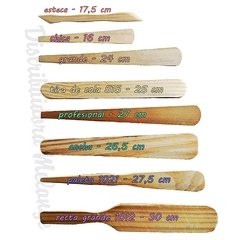 Espatula de madera recta grande 30 cm x unid - Art. 1012 - comprar online
