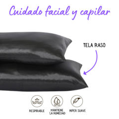 Funda de almohada antifrizz de raso x unid - Art. 165 - comprar online