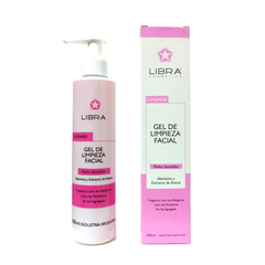 Gel Limpieza Facial Pieles Sensibles Libra Cosmetica x 200 ml