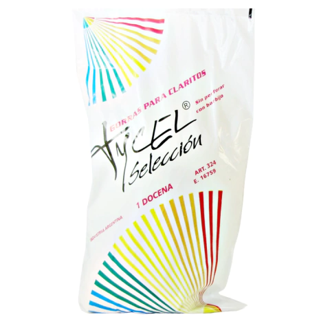 Gorros de latex Tycel seleccion sin perforar x 12 unid