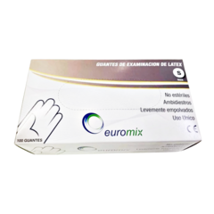Imagen de Guantes latex descartables caja x 100 unid (XS - S - M - L)