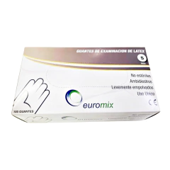 Imagen de Guantes latex descartables caja x 100 unid (XS - S - M - L)