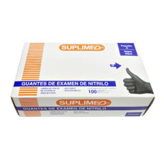 GUANTES NITRILO NEGRO X 100 UNID - tienda online