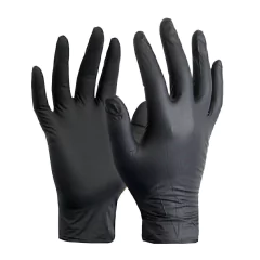 GUANTES NITRILO NEGRO X 100 UNID - comprar online