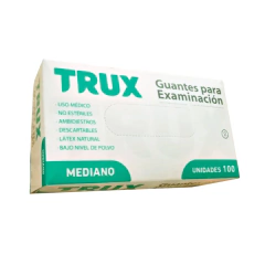 Guantes latex descartables caja x 100 unid (XS - S - M - L)