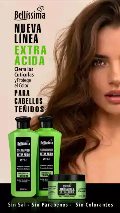 Shampoo Extra Acido Cabello Teñido Bellissima x 270 ml - comprar online