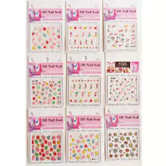 Stickers autoadhesivos de uñas en blister x 1 unid - tienda online