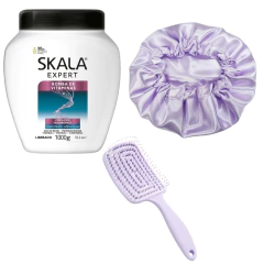 Imagen de KIT RULOS RIZOS CURLY SKALA + GORRO RASO + CEPILLO ANTIFRIZZ